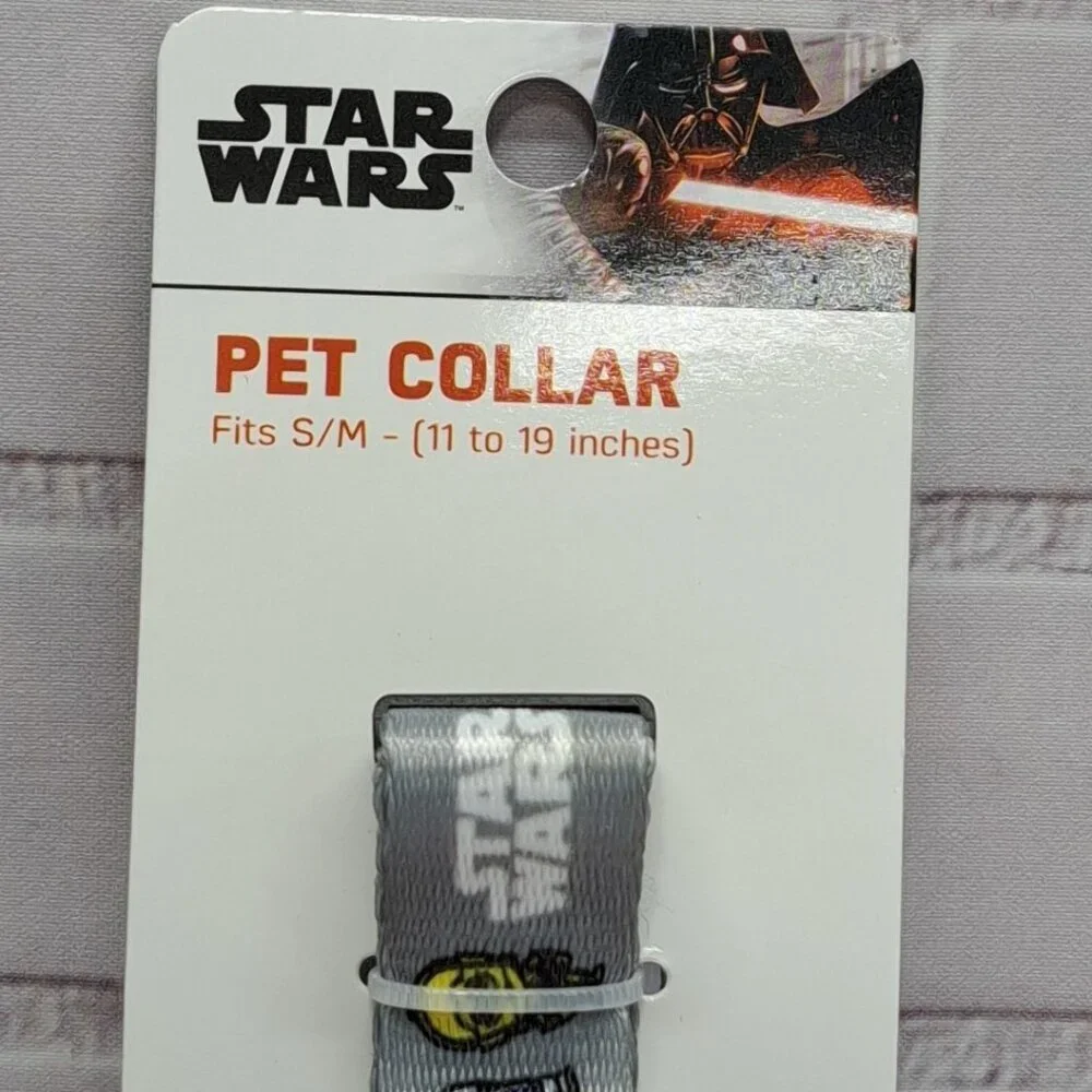 Disney Star‎ Wars All Over Graphics Pet Collar S/M 11
